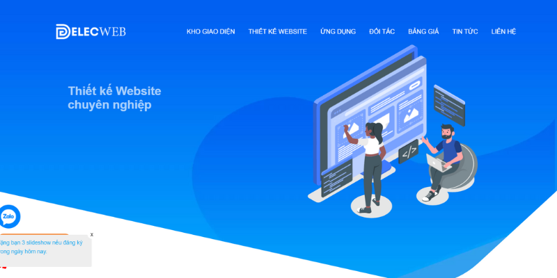 Delecweb - Đơn vị thiết kế Website toàn diện