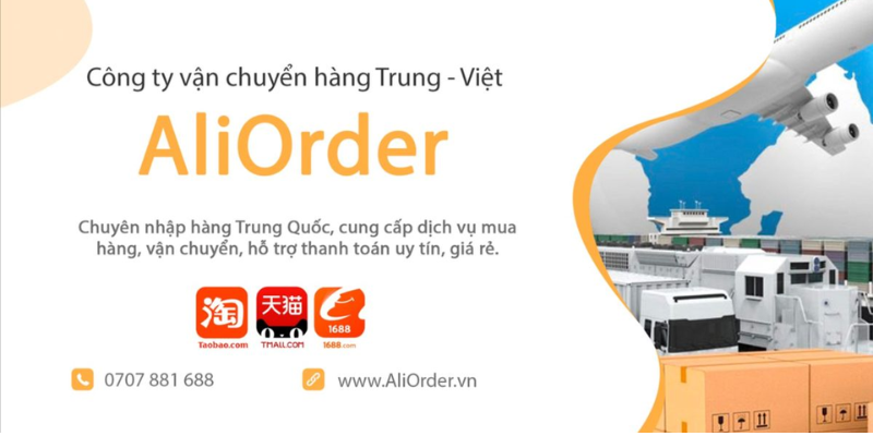 Aliorder.vn - Website vận chuyển hàng hóa Trung Quốc nổi bật