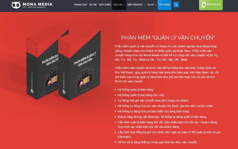 Mona Logistics - Phần mềm quản lý vận chuyển tốt nhất tại Việt Nam