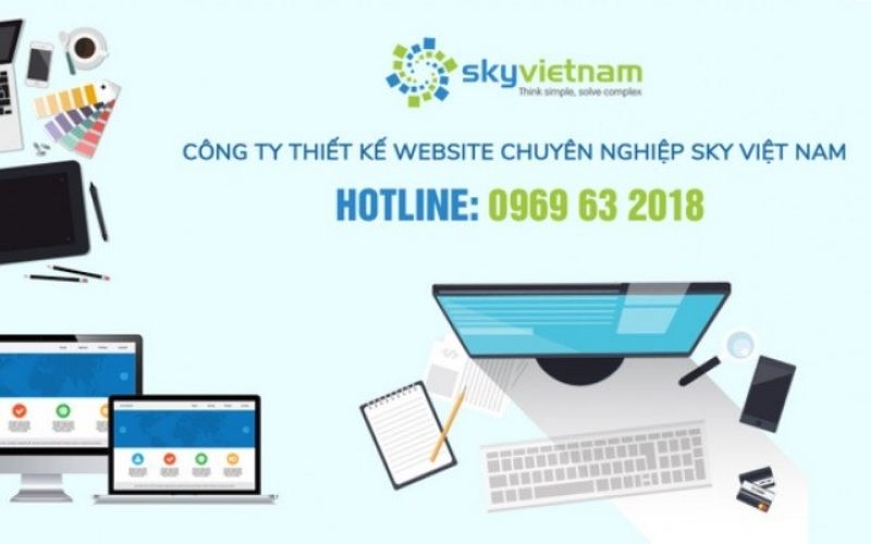 thiết kế web spa Sky Việt Nam