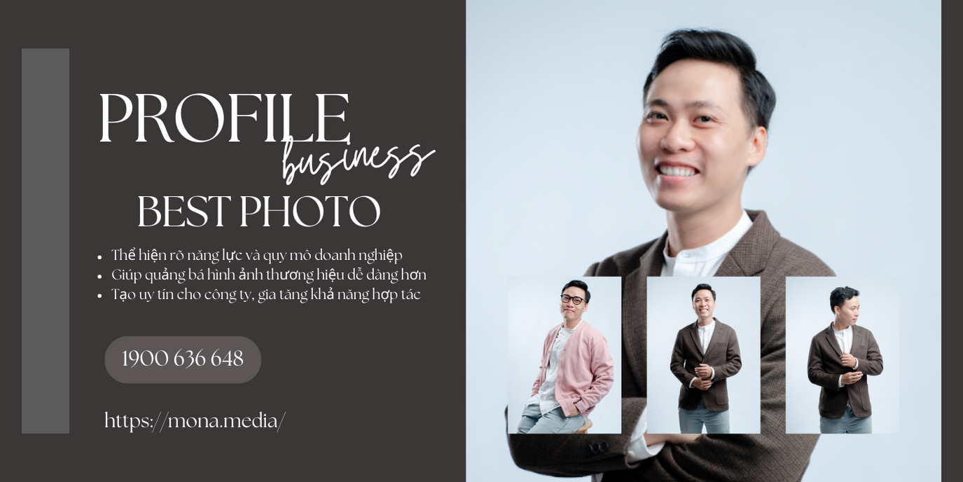 Chụp profile doanh nghiệp tại Mona Media
