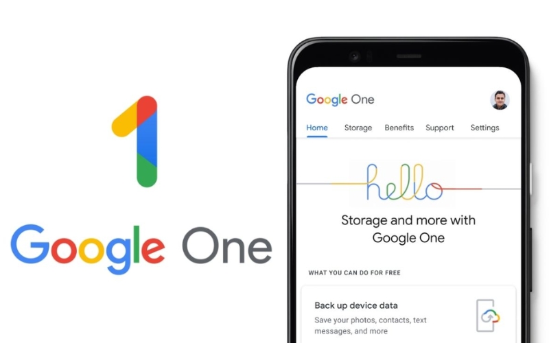 tính năng vượt trội trên google one