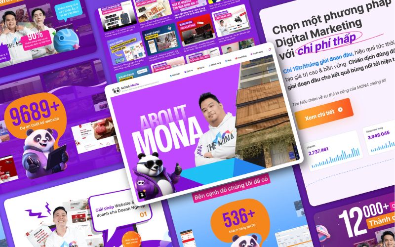 Mona Media đơn vị thiết kế website chuẩn SEO