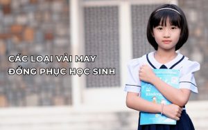 vải may đồng phục học sinh