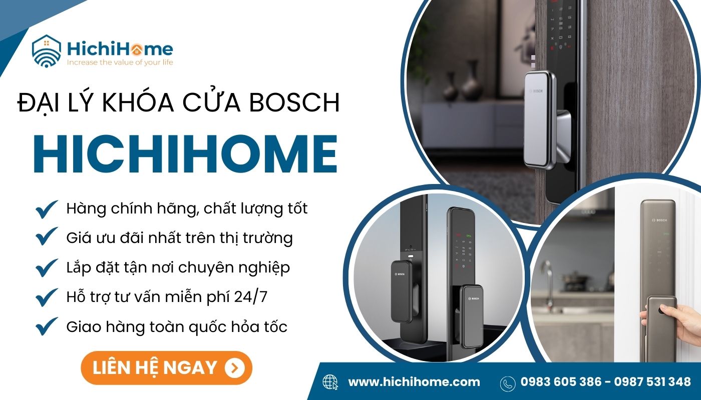 đại lý khóa cửa điện tử bosch hichihome